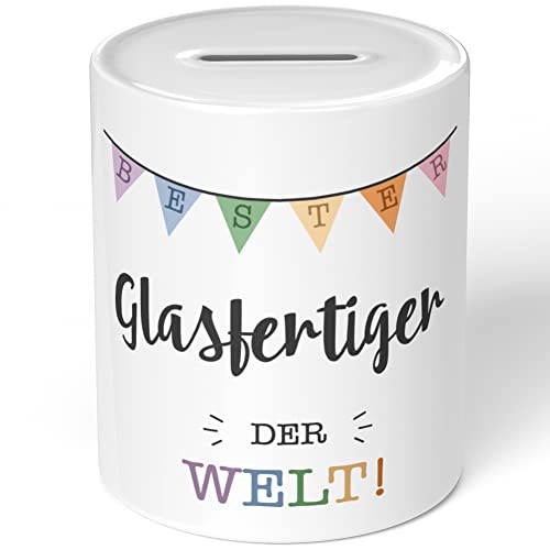 JUNIWORDS Spardose Sparbüchse, Bester Glasfertiger der Welt (5701764)