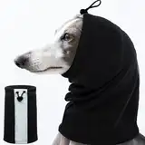 Gehörschutz Hund, lärmschutz für Hunde Hundekopfverband für Ohrhämatome Hunde Ohrenschutz Kopfwickel Ohren-Hoodie zur Geräuschunterdrückung beim Pflegebaden(Schwarz, M)