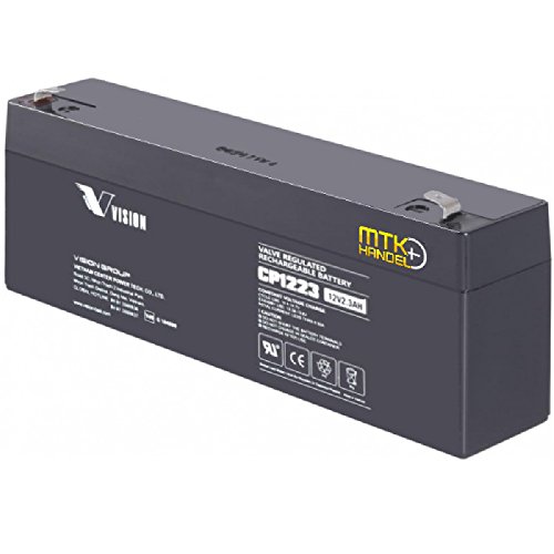 Vision CP1223 / 12V 2,3Ah AGM Blei Akku Batterie VDs