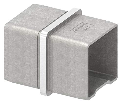 Verbinder zum Stecken, für Rohr 40 x 40 x 2,0mm