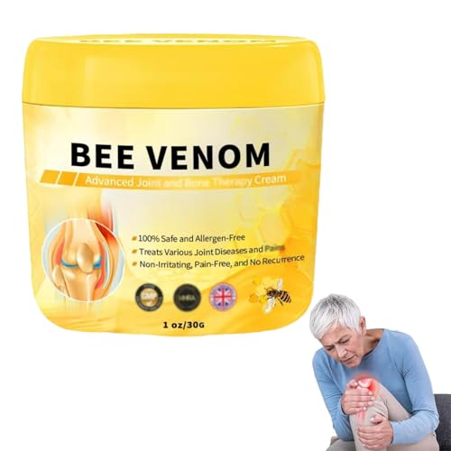 Raindew Bee Venom Advanced Gelenk und Knochenheilungscreme, Bee Venom Advanced Gelenk- und Knochentherapiecreme, Neue professionelle Bienengiftcreme – professionelle Propolis-Gelenkcreme (1PCS)