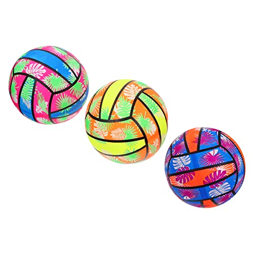 WOONEKY 3 Stück Der Ball Strandspielzeug Volleyball PVC Aufblasbarer Volleyball Aufblasbarer Wasservolleyball Aufblasbarer Strandvolleyball Spielzeug Aufblasbare Poolbälle Schwimmbad