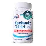 Kochsalz-Tabletten | Hochdosiert mit 1000 mg Natriumchlorid | Vorratspackung mit 100 Tabletten