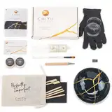 CHIYU Bio Kintsugi Reparatur Set: Bio Repair Kit - Gold & Silber – Goldkleber - Biobasiert – Lebensmittelecht - Das vollständigste und haltbarste Set