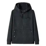 SRZYMJ Mantel Herren Schwarz Lang Wintermantel Lang Warm Übergangsjacke Outdoorjacke 3 In 1 Jacke Softshelljacke 4Xl Weit Steppjacke Funktionsjacke Leicht Parka Sportjacke Freizeitjacke Leicht