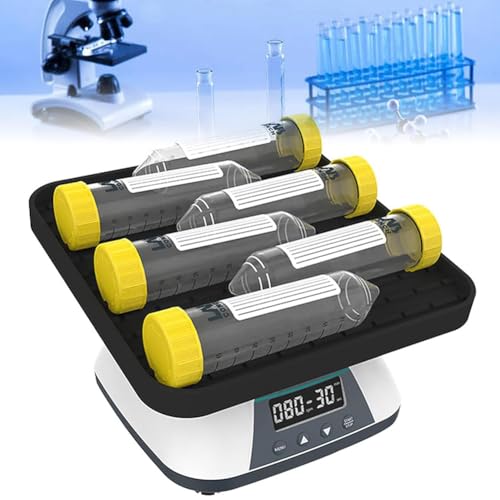 Digitaler Labor-Orbitalrührer, Labor-Oszillatormischer mit LED-Anzeige für Geschwindigkeit und Zeit, horizontaler Rotationsrührer 40–200 U/min, Neigungswinkel 10°, für Forschungsschullabore