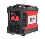 WALTER Inverter Stromerzeuger 2000 W, max. Leistungsabgabe im Kurzzeitbetrieb 2050 W, luftgekühlt, tragbarer und zuverlässiger Strom, inkl. Werkzeugtasche, Zündkerzenschlüssel, Öltrichter, Tankdeckel