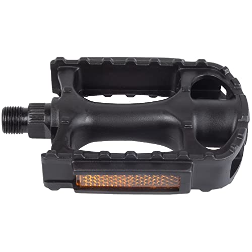 M-Wave Unisex-Adult Steady K3 MTB-Pedal, Schwarz, 95 x 72 mm