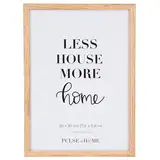 PULSE of HOME Eiche Bilderrahmen DIN 20x30 cm aus europäischer Eiche - Dünner Bilderrahmen Eiche Ideal für Poster & Fotos - Dekoration für Kinderzimmer & Wohnbereich - Langlebige ganze Holzleiste