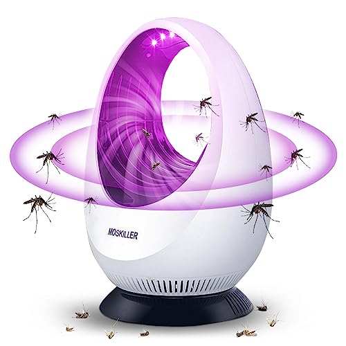 Insektenvernichter Elektrisch, 2025 Mückenschutz Lampe, USB Elektrische Moskito Killer 360°UV Fliegenfalle Moskito Schutz Falle Fluginsektenvernichter, Für Innen Schlafzimmer Gärten Küche Büro