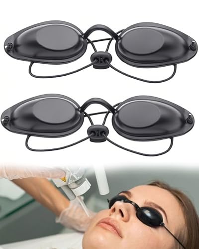 KGDUYC 2PCS Solarium Schutzbrille,UV Brille,Solariumbrille UV Solarium Schutzbrille Sonnenschutz Brille für Sonnenbank Beauty Patienten Sonnenbrille Behandlung Lichttherapie,Sonnenschutzbrille