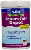 Söll 82716 Sauerstoff Depot Tabs Teichpflegemittel 30 Tabs mit 6-Wochen-Sauerstoffdepot – langfristige Sauerstoffquelle in Tablettenform ideal bei Überwinterung von Fischen im Winter im Gartenteich