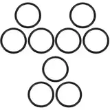 9 Stück Musikschüssel-Waschmaschine Buddhismus-Produkt Buddhistische Polsterringe Für Klangschalen Für Tibetische Schalen Klangschalen-Pads Klangschalen-Ring-Pad O-Ring Aus