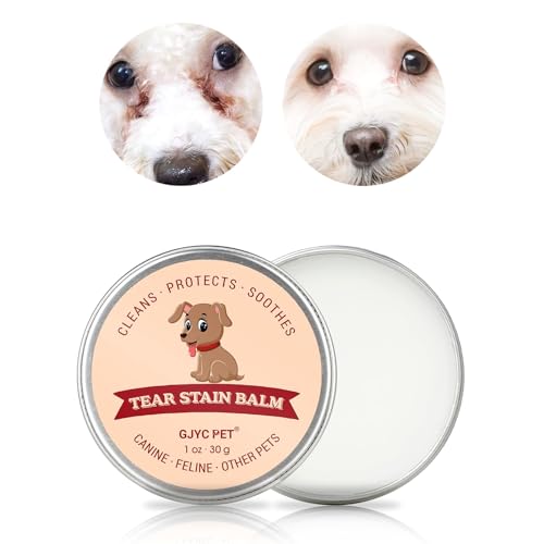 GJYC PET Tränenfleckenentferner-Balsam für Haustiere – 1 oz (30 g) Natürliche, pflanzliche Augenpflege für Hunde und Katzen – reinigt sanft und stellt die strahlenden Augen Wieder her