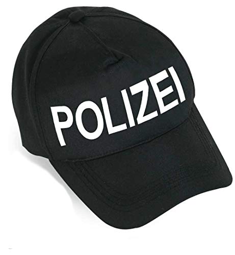 KarnevalsTeufel Basecap Polizei Mütze Schirmmütze Polizeimütze Größe variabel verstellbar Polizist Officer Kostüm Accessoire Verkleidung