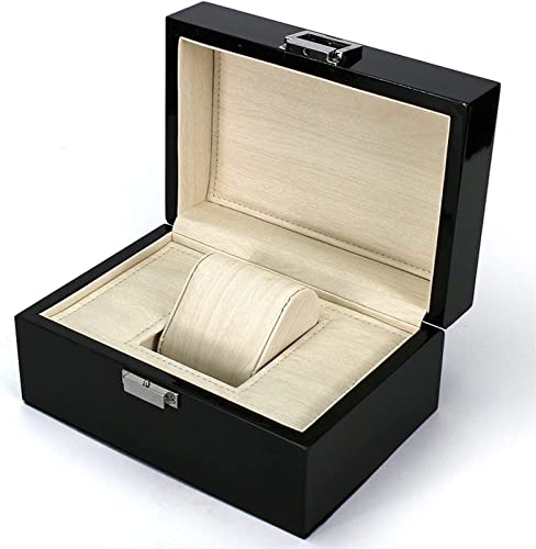 LEVINE Uhrenbox, Luxus-Uhrenbox, Uhrenhalter, Uhrenaufbewahrungsbox, Uhrentasche, Organizer, Uhrenbox, Uhrenverpackung, Schmuckschatullen, Uhrenboxen aus Holz