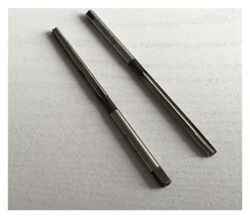 Handreibahle Drehmaschine Fräser, 2 Stück Reibahle mit geradem Schaft, Handreibahle 3/4/5/6/7/8/9/10 mm(4mm)