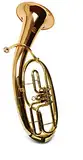 SYMPHONIE WESTERWALD® Tenorhorn/Tenor Horn in Goldmessing, Minibalgelenk, inkl. Luxus-Hartschalenkoffer, Neu