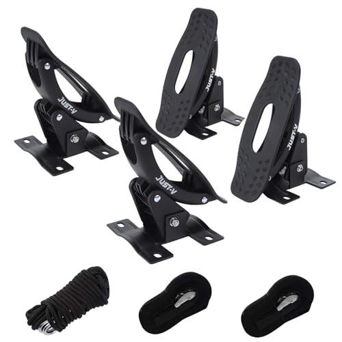 Just-V Kayak Carrier Kayak Holder Car Set of 4 Kayak Roof Rack universal roof Rack can Carry 75 kg, Holder for Kayak and ski Board Including 4 All-Purpose
