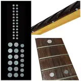 Inlaystickers Sticker Griffbrett Position Marker für Gitarren & Bass - Custom Dots Set - Metallisch Inlay Stickers