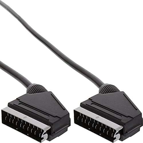 InLine 89972 Scart Anschlusskabel, Stecker / Stecker, 2m