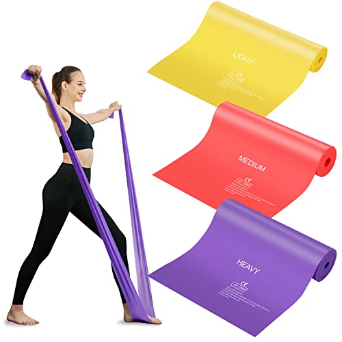 Fitnessbänder Set Resistance Band-3x Fitnessband,Widerstandsbänder Gymnastikband,Trainingsband für Fitness Muskelaufbau Crossfit Yoga Für Männer Frauen