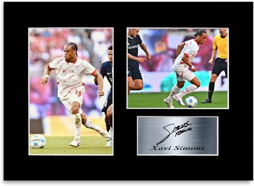 Foto-Poster Xavi Simons Fußballspieler 2024 für Leipzig Fußballfans