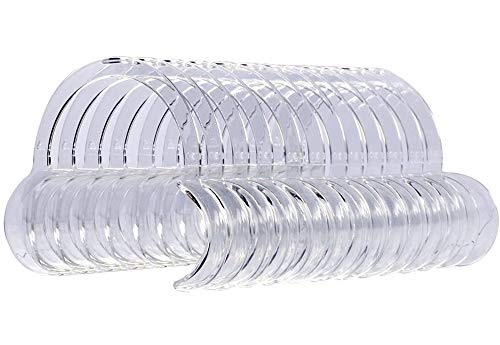 Vicloon Wangenhalter Mundwinkelhalter fuer Mundöffner Challenge, 10Pcs Dental C-Form Mundöffner für Zahnaufhellung (Transparent)