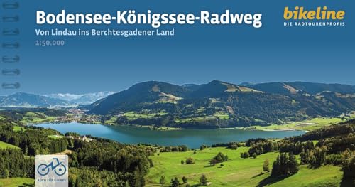 Bodensee-Königssee-Radweg: Von Lindau ins Berchtesgadener Land. 450 km, 1:50.000, GPS-Tracks Download, LiveUpdate (Bikeline Radtourenbücher)