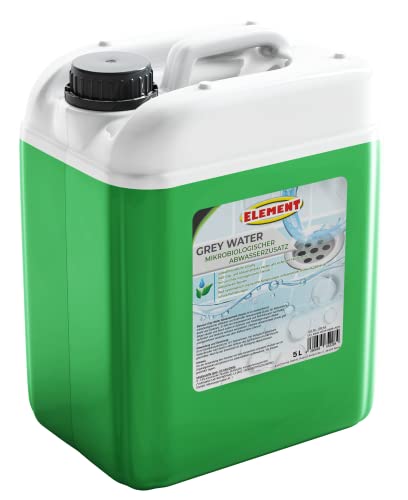 Grauwassertank Zusatz Wohnmobil | 5 Liter | Konzentrat | mikrobiologischer Grauwassertank Zusatz | Reiniger gegen unangenehme Gerüche |Abwassertank Zusatz| Reiniger für Grauwasser- und Abwasser-Tank