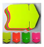 40 Pfeile - Preisschilder aus Neon Karton gemischt 14,5 x 18,8 cm 380g/qm Werbung deko
