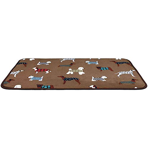 Trixie 37124 Liegematte FunDogs, 90 × 68 cm, braun