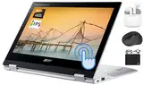 acer Chromebook Spin 2023 Flagship Convertible x360 Laptop, 29,5 cm (11,6 Zoll) 2-in-1 HD-Touchscreen IPS, 8-Core MediaTek MT8183C Prozessor, 4 GB RAM, 64 GB eMMC, Wi-Fi 5, Tag langer Akku, Chrome OS