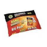 Grabber HWPP10DISPLAYUSA Handwärmer, langlebig, sicher, natürlich, geruchlos, luftaktiviert, bis zu 7 Stunden Wärme, 10 Paar, einfarbig, Handwärmer