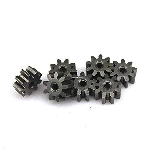 SUOFEILAIMU-PHONE CASE Industrie Kleines Ritzel Getriebeeisen/Kupfer 9T 2/3 / 3.1/3,9 mm Loch for Modellgetriebe (Hole Diameter : Iron Gear, Number of Teeth : 1.25M 9T 3MM)