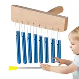 Percussion Chimes, Meditation Chime - Handheld Wind Chimes mit Stick - Aufmerksamkeit des Klassenzimmers, musikalisches, Meditationszubehör für Praxis und Leistung