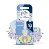 Glade electric scented oil Nachfüller, elektrischer Raumduft Duftstecker mit Duftöl, Pure Clean Linen, 1er Pack (1 x 20 ml)