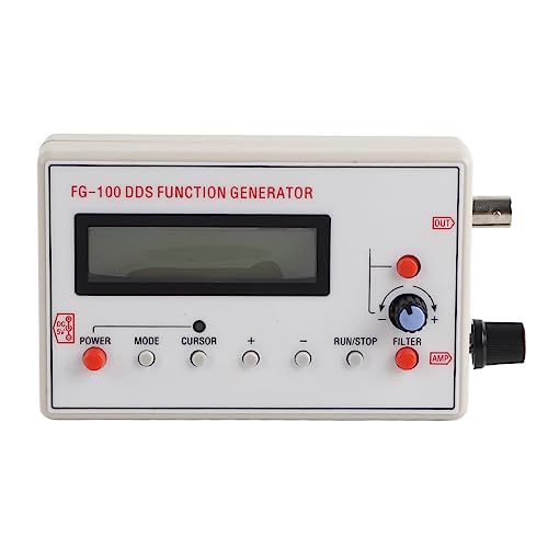 Frequenzgenerator, Walfront FG-100 DDS Funktionsgenerator, Signalgenerator Signalquellengenerator Messgerät Sinusfrequenz 1Hz ~ 500kHz Zähler Funktionssignalgenerator