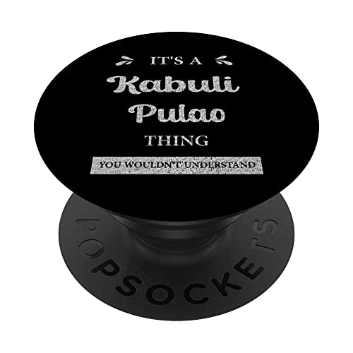 Kabuli Pulao Afghanistan Afghanisches Lieblingsfutter PopSockets mit austauschbarem PopGrip
