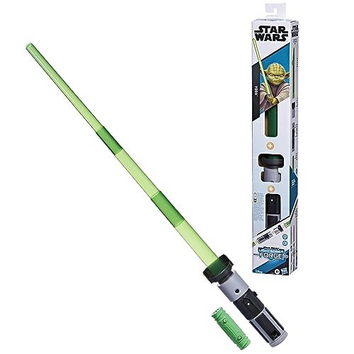 Star Wars Lightsaber Forge Yoda, grünes individualisierbares elektronisches Lichtschwert, Star Wars Spielzeug