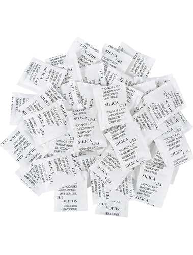 Beutel mit Trockenmittel, 200 Pack x 1 g, Silicagel-Säckchen, entziehen Feuchtigkeit, Dampf, Schimmel, Gerüche, Luftentfeuchter.