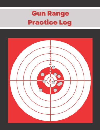 Gun Range Practice Log: Range Shooting Book With Target Diagrams