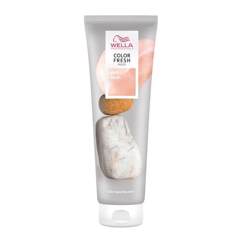 Wella Color Fresh Mask Pink Blush– Farbauffrischende Haarmaske, Haartönung & Haar Glossing von Wella – rosa Haarfarbe – 150 ml