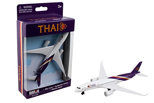 Herpa Aviation Single Plane Airbus A350 Thai Airways, Kleiner Maßstab, Flugzeug Modell, Spielzeug Miniaturmodell aus Metall und Kunststoff - für Kinder ab 3 Jahren!