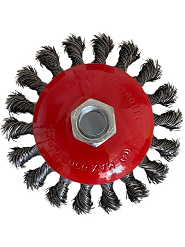 Kegelbürsten 100mm Drahtbürsten Bürsten gezopft Winkelschleifer Flex VaGo 6x