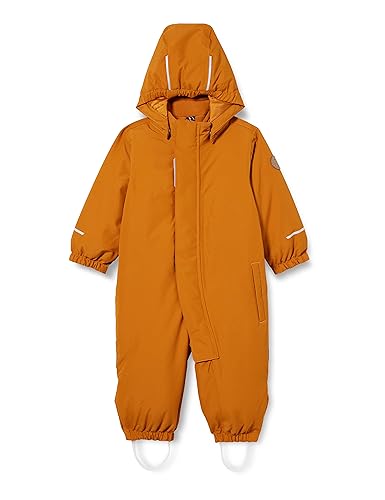 NAME IT Unisex NMNSNOW10 Suit SOLID 1FO NOOS Schnee-/ Regenanzug, Pumpkin Spice, 80