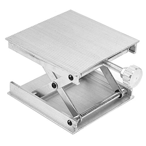 Hubtisch, 90 x 90 x 90 mm Verstellbar Laborständer Scherenhebebühne für Wissenschafts-Experiment