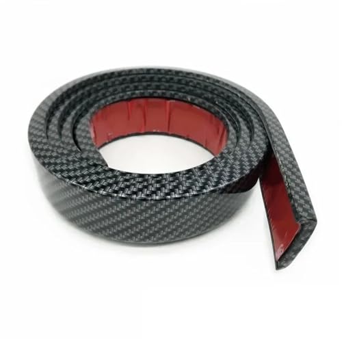 ATUMY Autoräder Reifenbögen Carbonfaser Gemustert Allgemeine Auto Rad Kotflügel Hupenbögen Dekorative Lippen erweitert(3.5CM-Black)