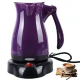 Behogan Elektrische Kaffeekanne, 500ML 500 W Elektrische Türkische Kaffeekanne, Elektrische Kaffeekocher, Türkische Kaffeekanne, Elektrische Kaffeekanne Für Zuhause,Büro,Mocca, Tee, Reisen