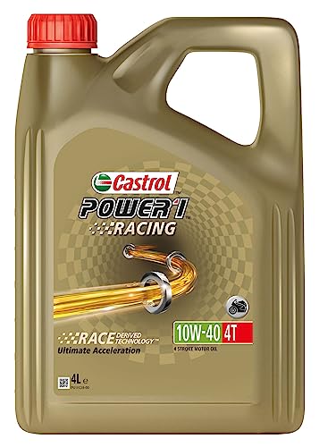 Castrol POWER1 RACING 4T 10W-40 4-Takt Motoröl, 4L